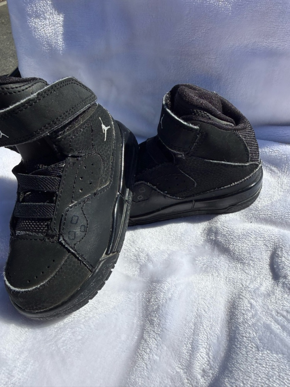 Jordan Toddler Kids Unisex Toddler Shoes Black High Top Used Size 5